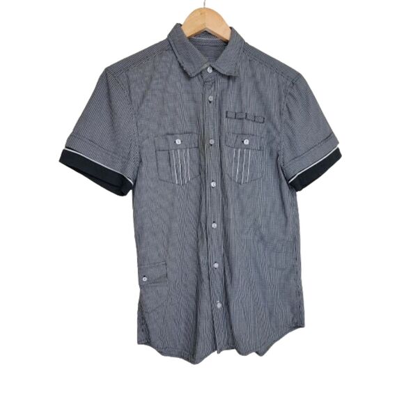 Armani Exchange Short Sleeve Button-up Shirt - Small - Picture 1 of 7